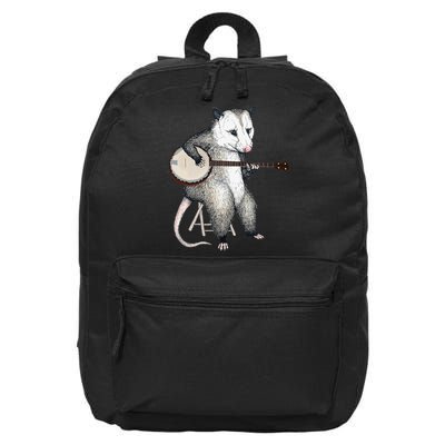 Opossum Japanese Wave Funny Vintage Possum Lover 16 in Basic Backpack