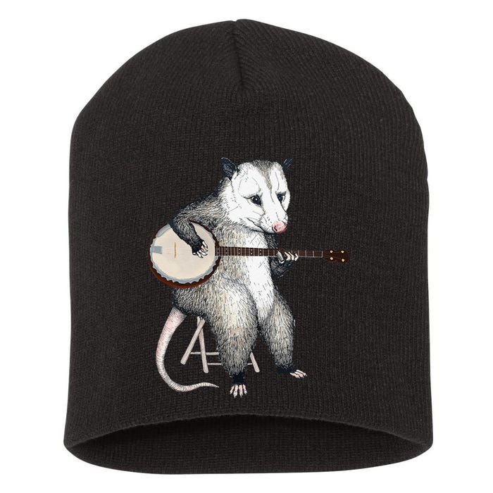 Opossum Japanese Wave Funny Vintage Possum Lover Short Acrylic Beanie