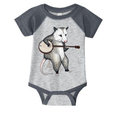 Opossum Japanese Wave Funny Vintage Possum Lover Infant Baby Jersey Bodysuit