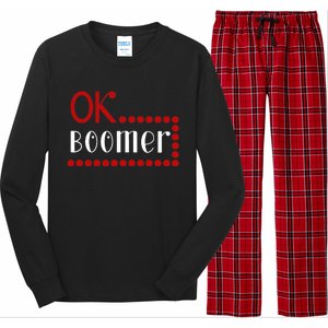 Ok Boomer Long Sleeve Pajama Set