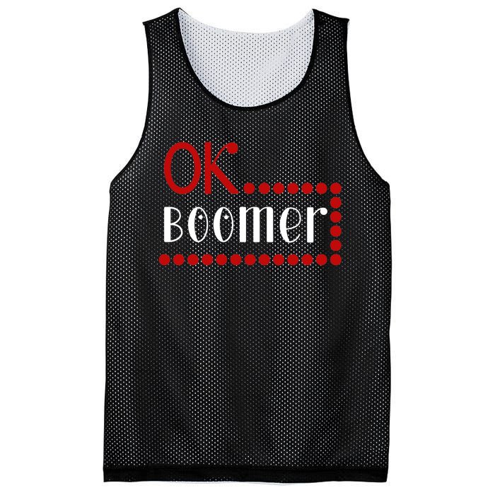 Ok Boomer Mesh Reversible Basketball Jersey Tank