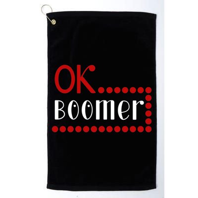 Ok Boomer Golf Towel