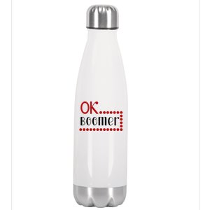 Ok Boomer Stainless Steel Insulated Water Bottle