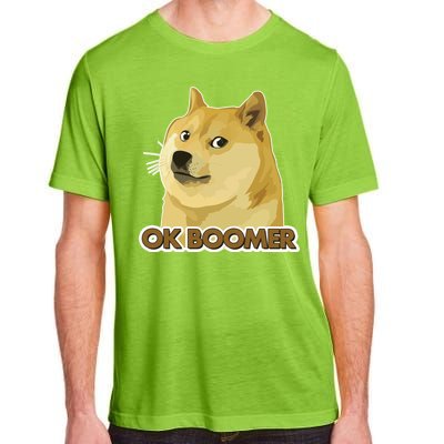 Ok Boomer Doge Adult ChromaSoft Performance T-Shirt