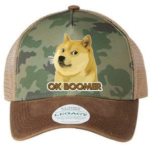 Ok Boomer Doge Legacy Tie Dye Trucker Hat