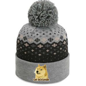 Ok Boomer Doge The Baniff Cuffed Pom Beanie