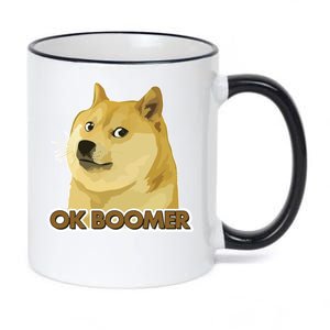 Ok Boomer Doge 11oz Black Color Changing Mug