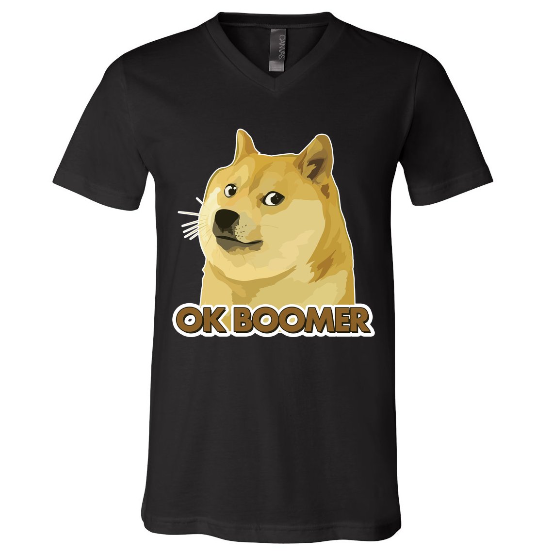 Ok Boomer Doge V-Neck T-Shirt
