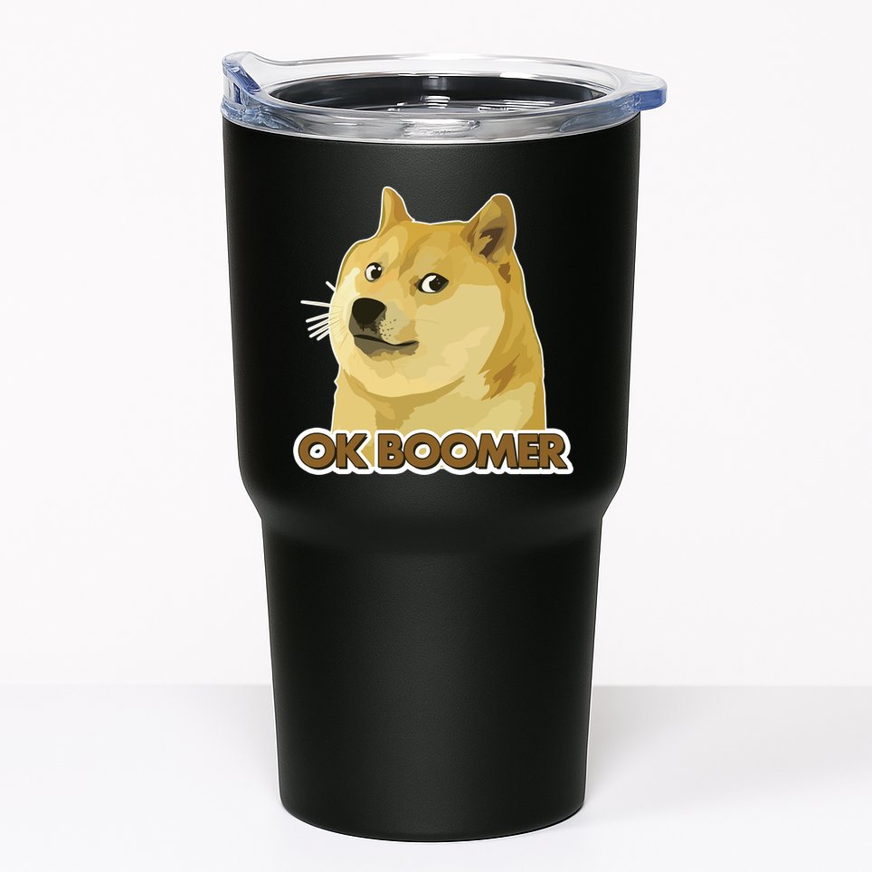 Ok Boomer Doge Tumbler