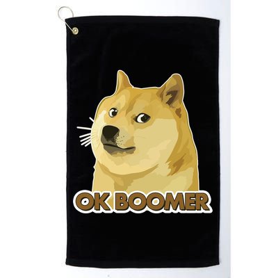 Ok Boomer Doge Golf Towel
