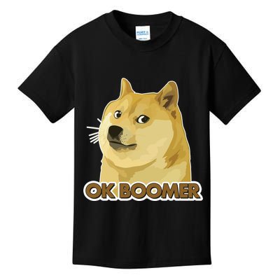 Ok Boomer Doge Kids T-Shirt