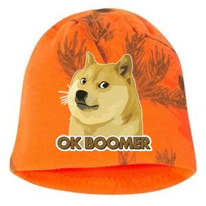 Ok Boomer Doge Kati - Camo Knit Beanie