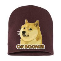 Ok Boomer Doge Short Acrylic Beanie