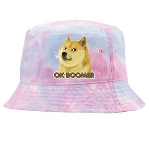 Ok Boomer Doge Tie-Dyed Bucket Hat