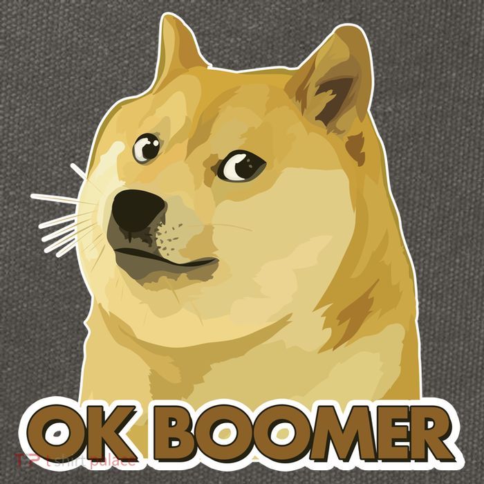 Ok Boomer Doge Cotton Canvas Backpack