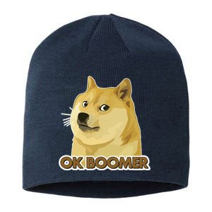 Ok Boomer Doge Sustainable Beanie