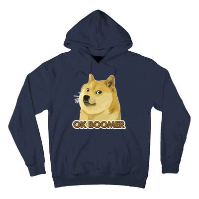 Ok Boomer Doge Tall Hoodie