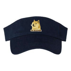 Ok Boomer Doge Valucap Bio-Washed Visor