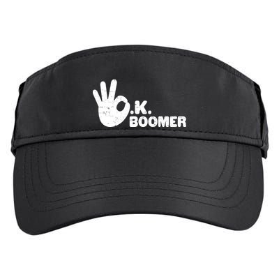 OK Boomer Funny Millenial OK Clapback Sarcasm Adult Drive Performance Visor