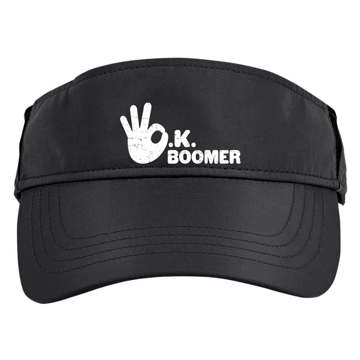 OK Boomer Funny Millenial OK Clapback Sarcasm Adult Drive Performance Visor