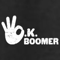 OK Boomer Funny Millenial OK Clapback Sarcasm Adult Drive Performance Visor