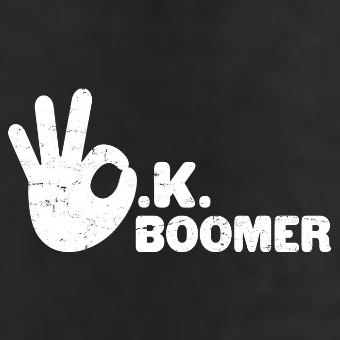 OK Boomer Funny Millenial OK Clapback Sarcasm Adult Drive Performance Visor