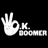 OK Boomer Funny Millenial OK Clapback Sarcasm Drawstring Bag
