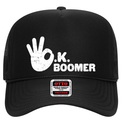 OK Boomer Funny Millenial OK Clapback Sarcasm Trucker Hat