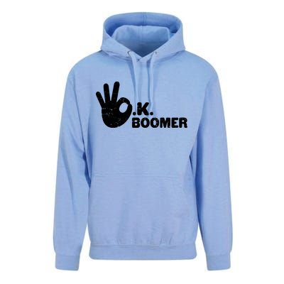 OK Boomer Funny Millenial OK Clapback Sarcasm Unisex Surf Hoodie