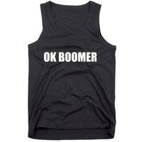 Ok Boomer Okay Gen Z Millennials Generation Tank Top