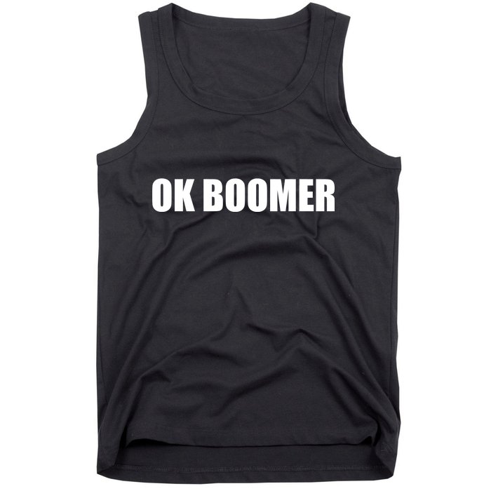 Ok Boomer Okay Gen Z Millennials Generation Tank Top