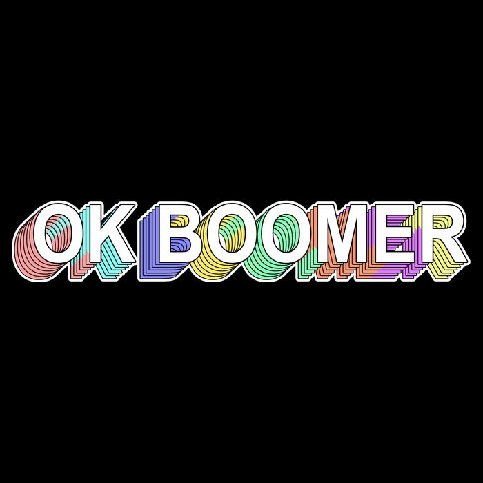 Ok Boomer Retro 80's Colors Mug