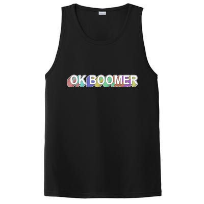 Ok Boomer Retro 80's Colors PosiCharge Competitor Tank