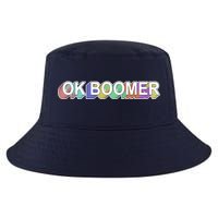 Ok Boomer Retro 80's Colors Cool Comfort Performance Bucket Hat