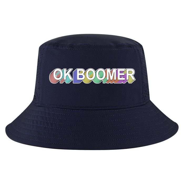 Ok Boomer Retro 80's Colors Cool Comfort Performance Bucket Hat