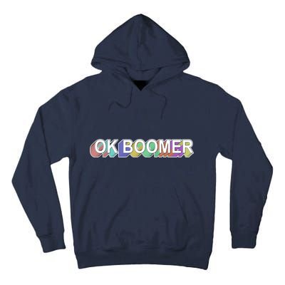 Ok Boomer Retro 80's Colors Tall Hoodie