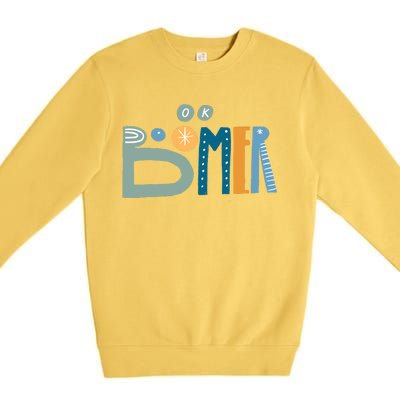 Ok Boomer Retro Style Premium Crewneck Sweatshirt