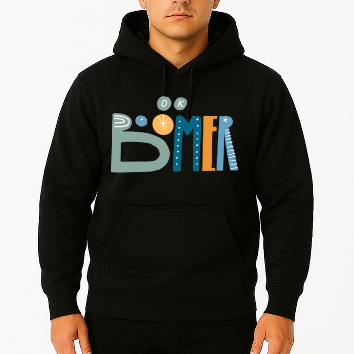 Ok Boomer Retro Style Hoodie