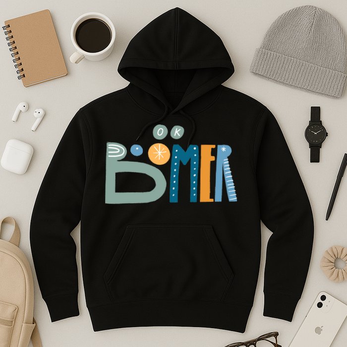 Ok Boomer Retro Style Hoodie