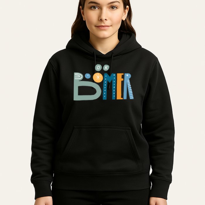 Ok Boomer Retro Style Hoodie