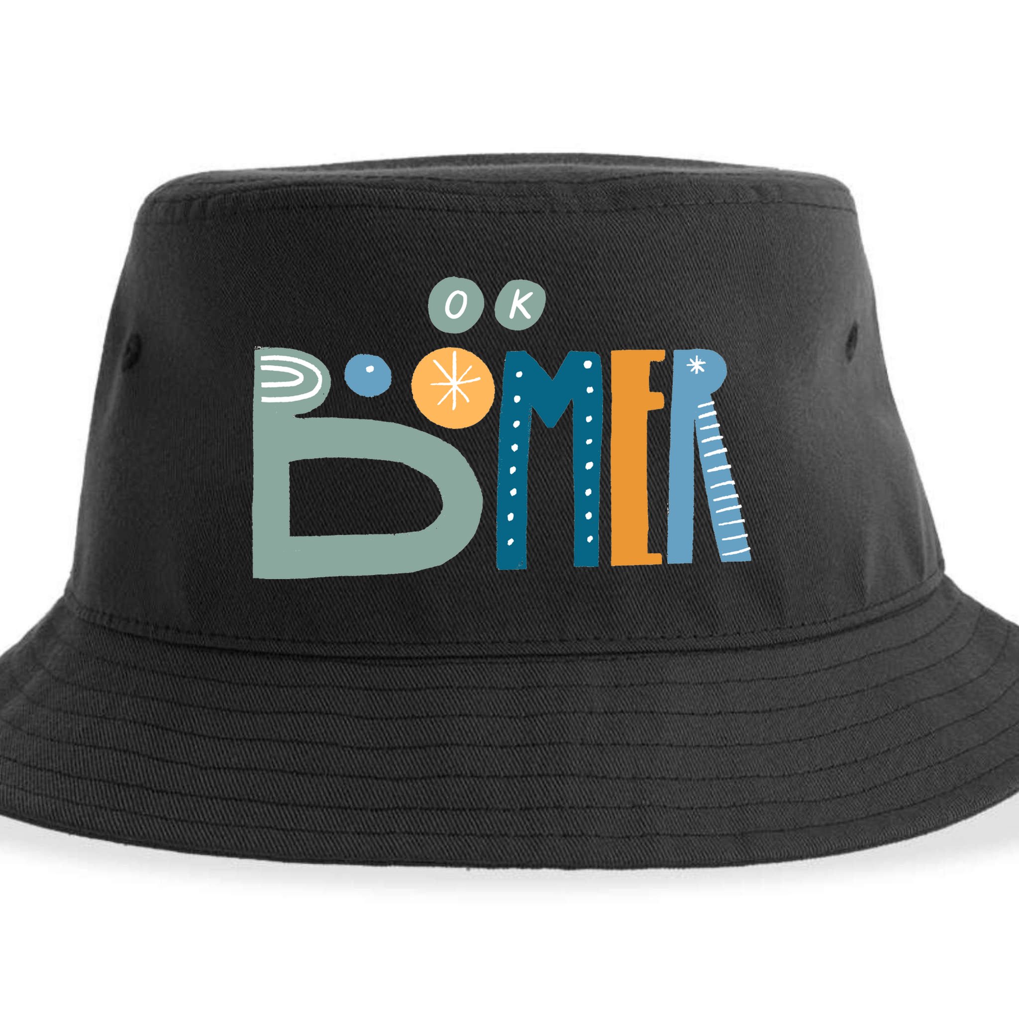 Ok Boomer Retro Style Sustainable Bucket Hat