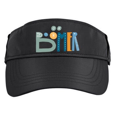 Ok Boomer Retro Style Adult Drive Performance Visor