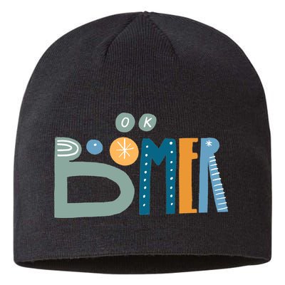Ok Boomer Retro Style Sustainable Beanie