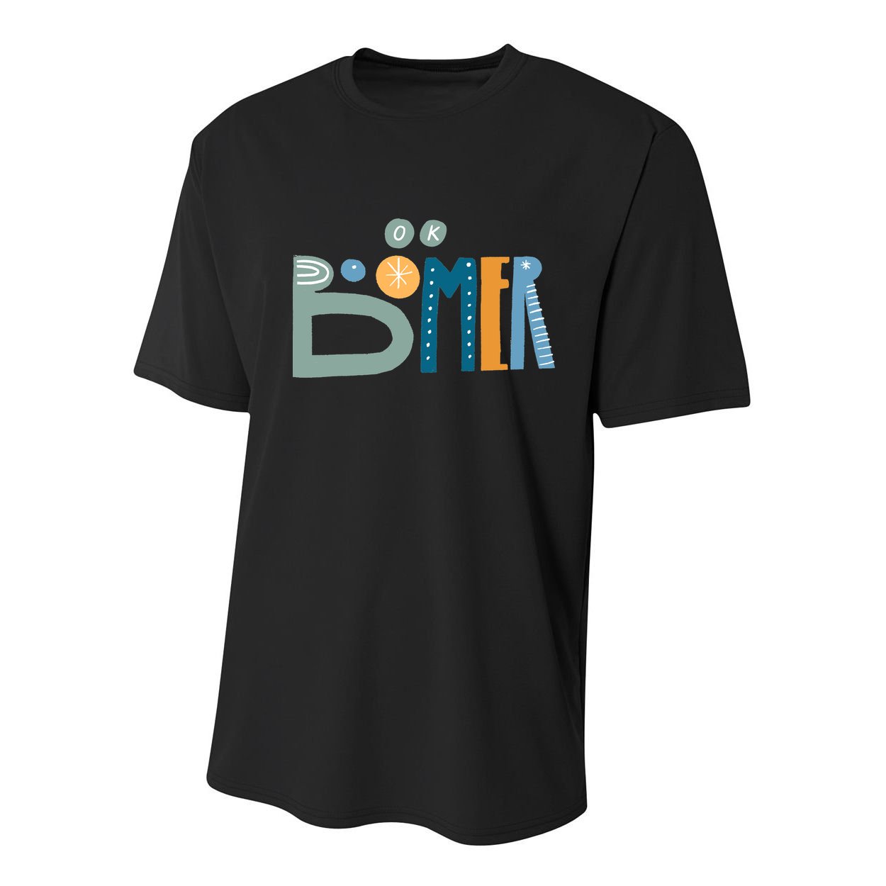Ok Boomer Retro Style Youth Performance Sprint T-Shirt