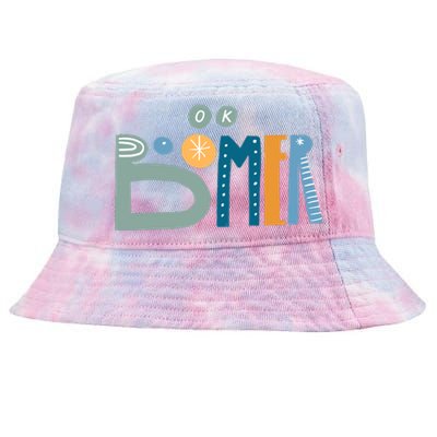 Ok Boomer Retro Style Tie-Dyed Bucket Hat