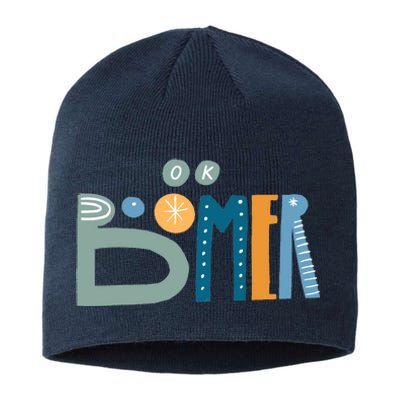 Ok Boomer Retro Style Sustainable Beanie