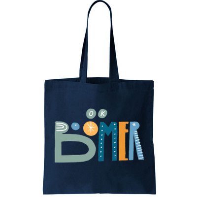 Ok Boomer Retro Style Tote Bag