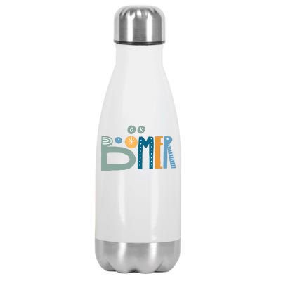 Ok Boomer Retro Style Stainless Steel Insulated Water Bottle