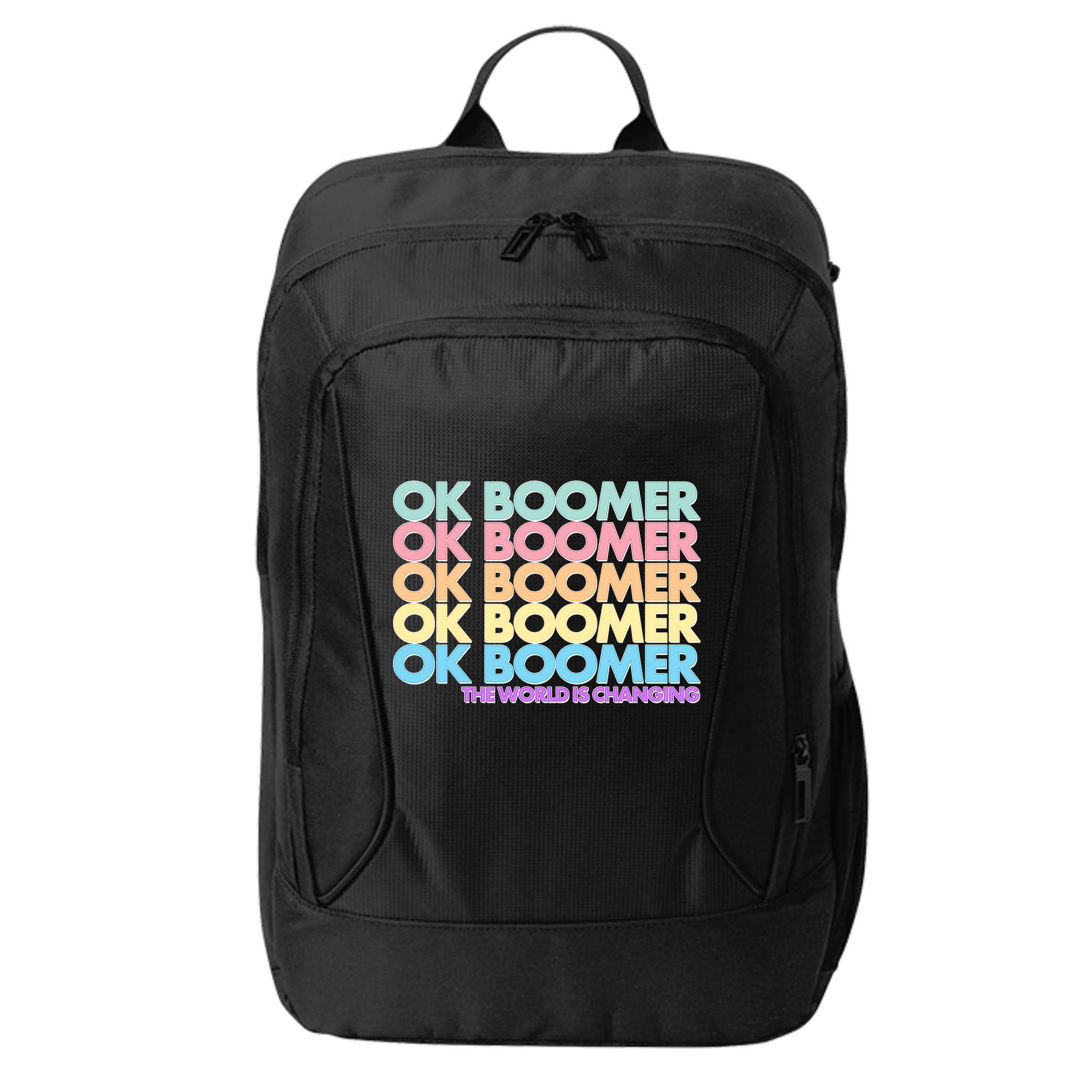 Ok Boomer The World Is Changing City Backpack