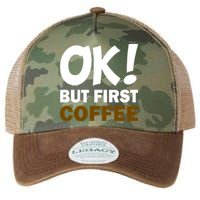 Ok! But First Coffee Legacy Tie Dye Trucker Hat